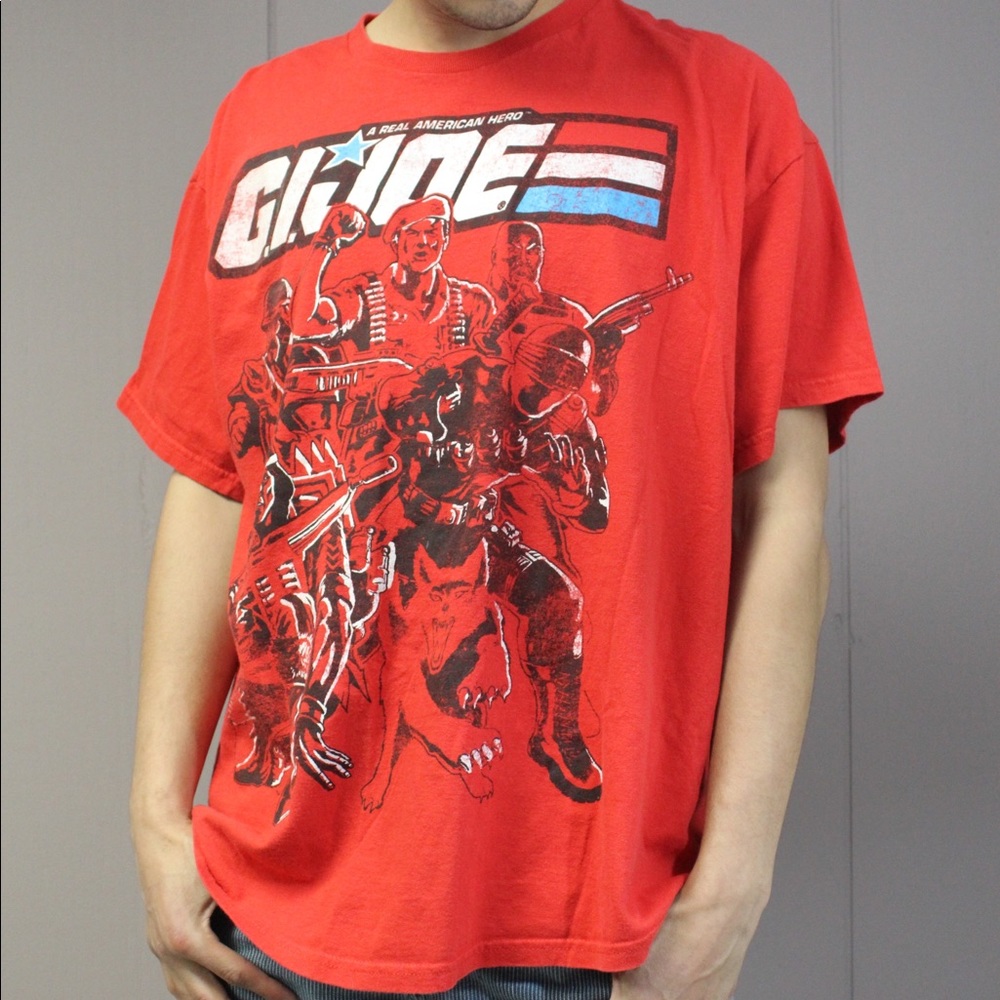 Vintage G.I Joe Red Short Sleeve Tee